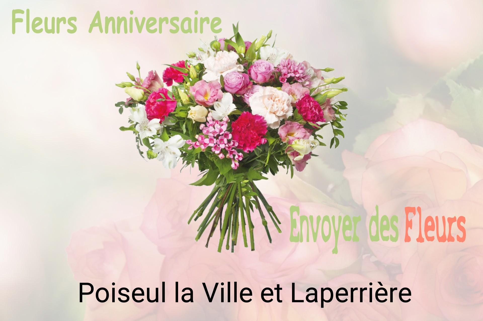 Bouquet de fleurs d’anniversaire livré à Poiseul-la-Ville-et-Laperrière