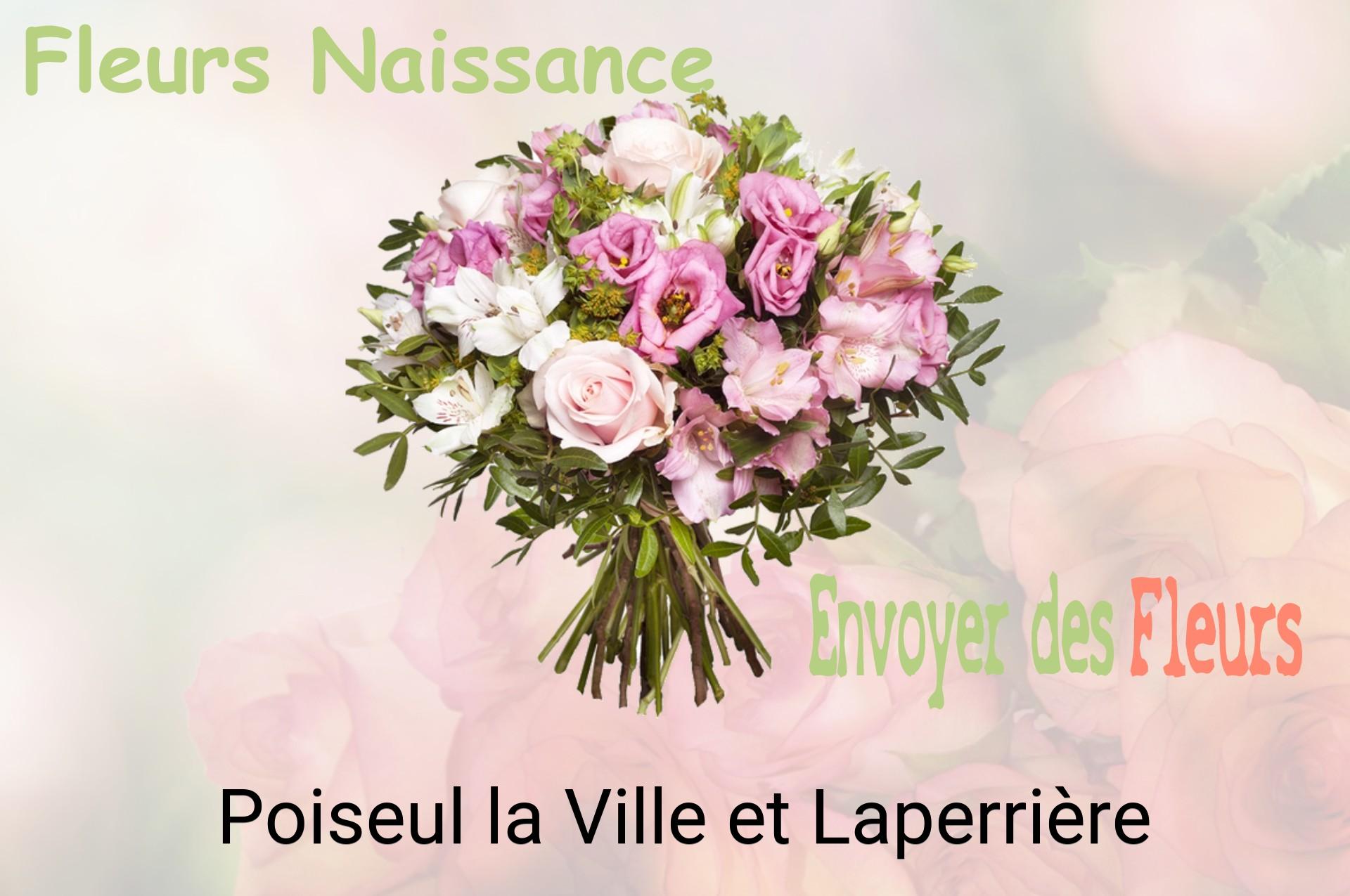 Bouquet de fleurs de naissance livré à Poiseul-la-Ville-et-Laperrière