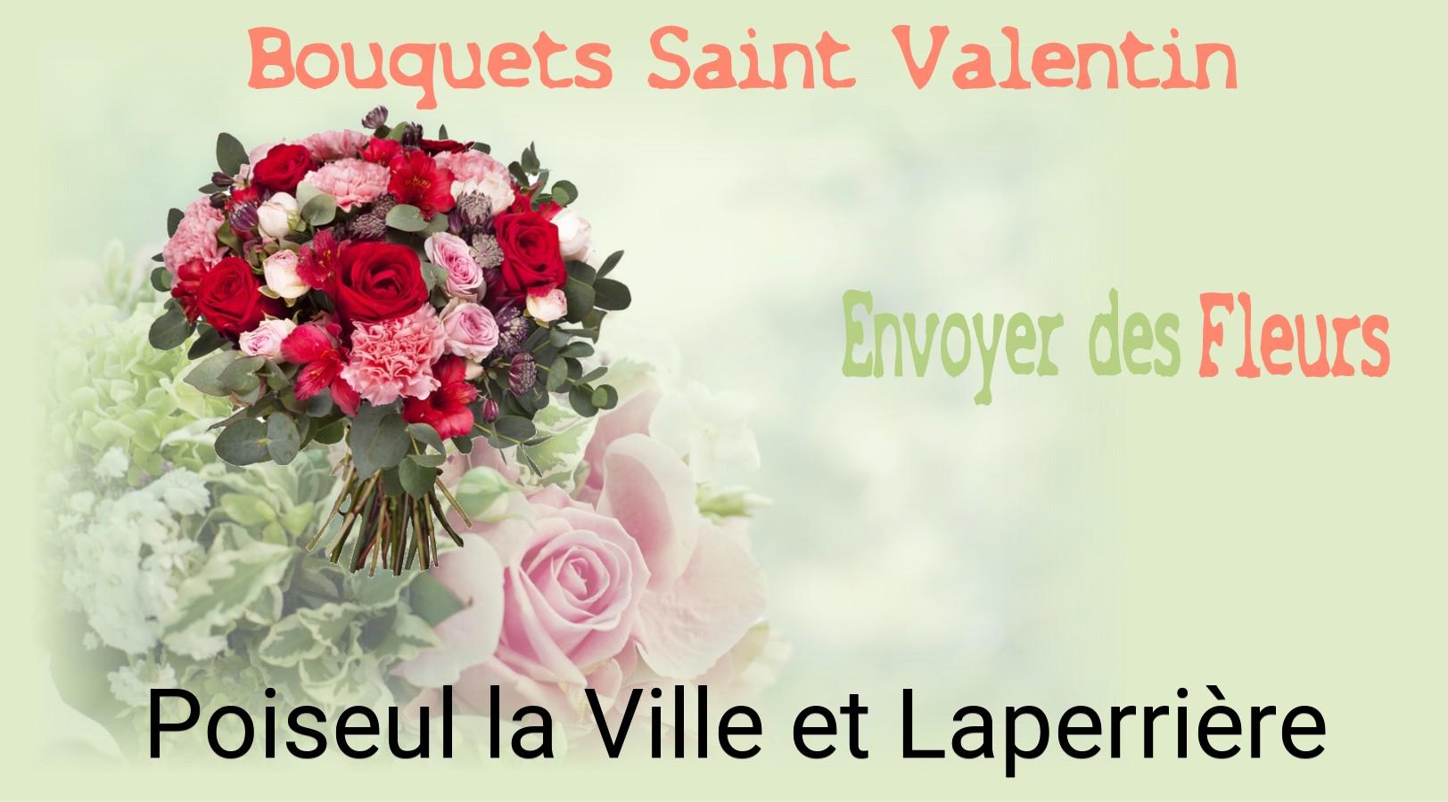 Roses de Saint-Valentin livrées à Poiseul-la-Ville-et-Laperrière